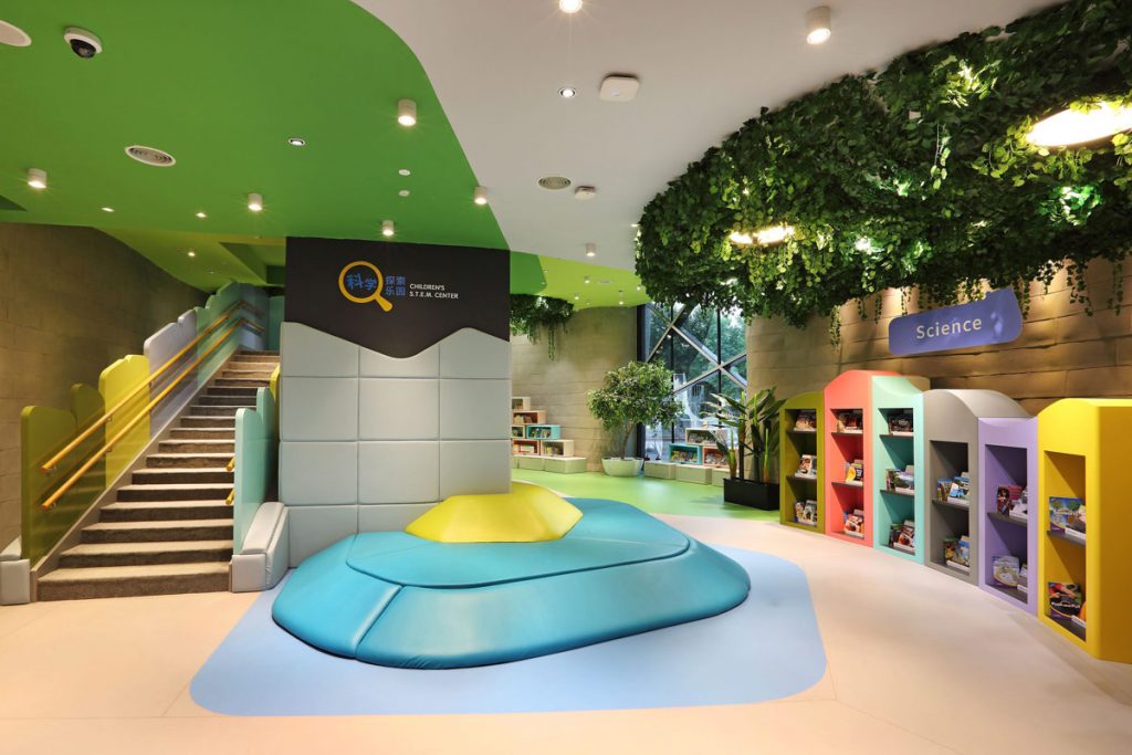 Taipei Base Design Center, Dou Dou Education Center public space design project images for SBID interior design blog, Project of the Week
